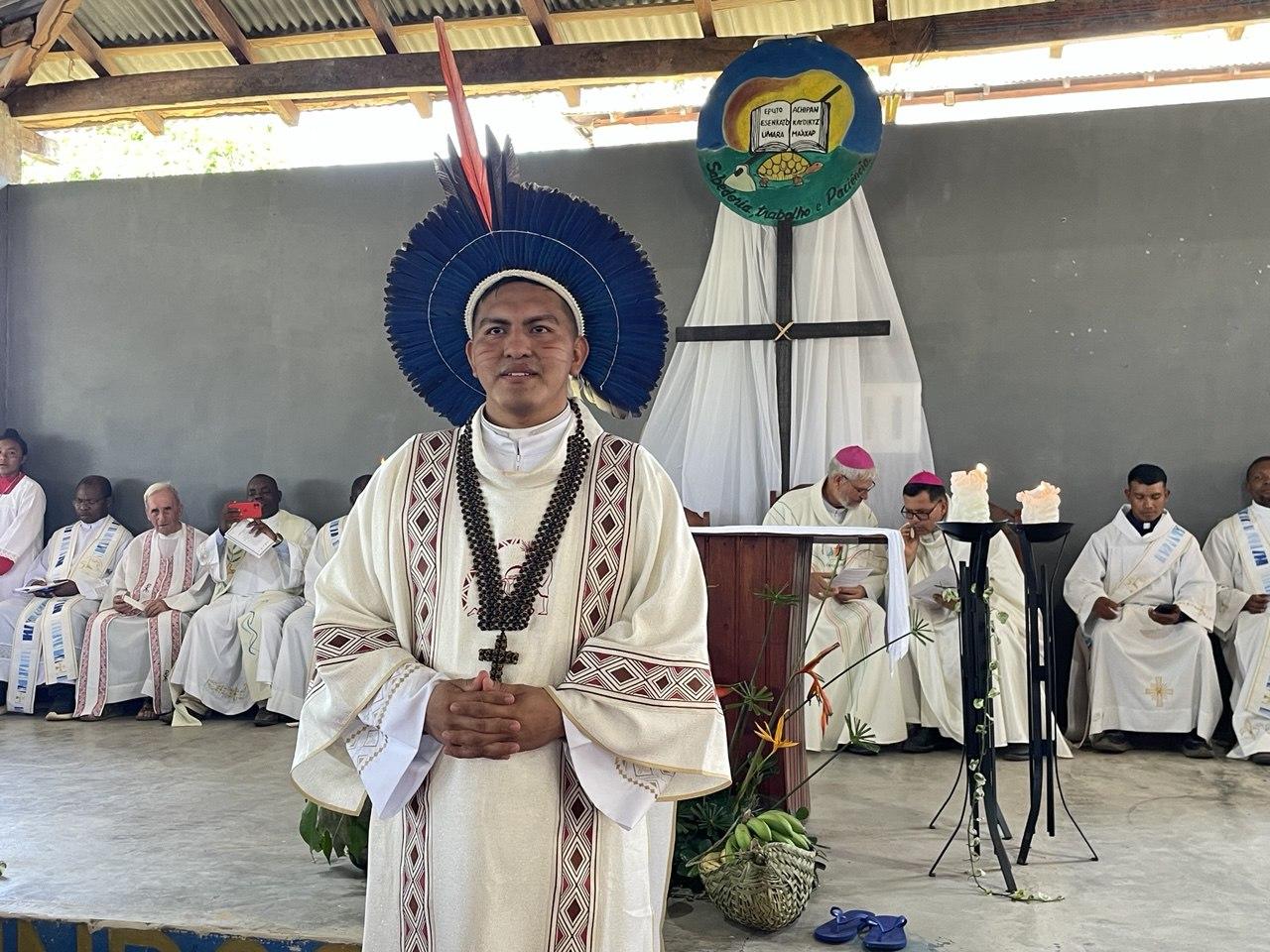 Djavan André é Ordenado Primeiro Diácono Indígena da Diocese de Roraima