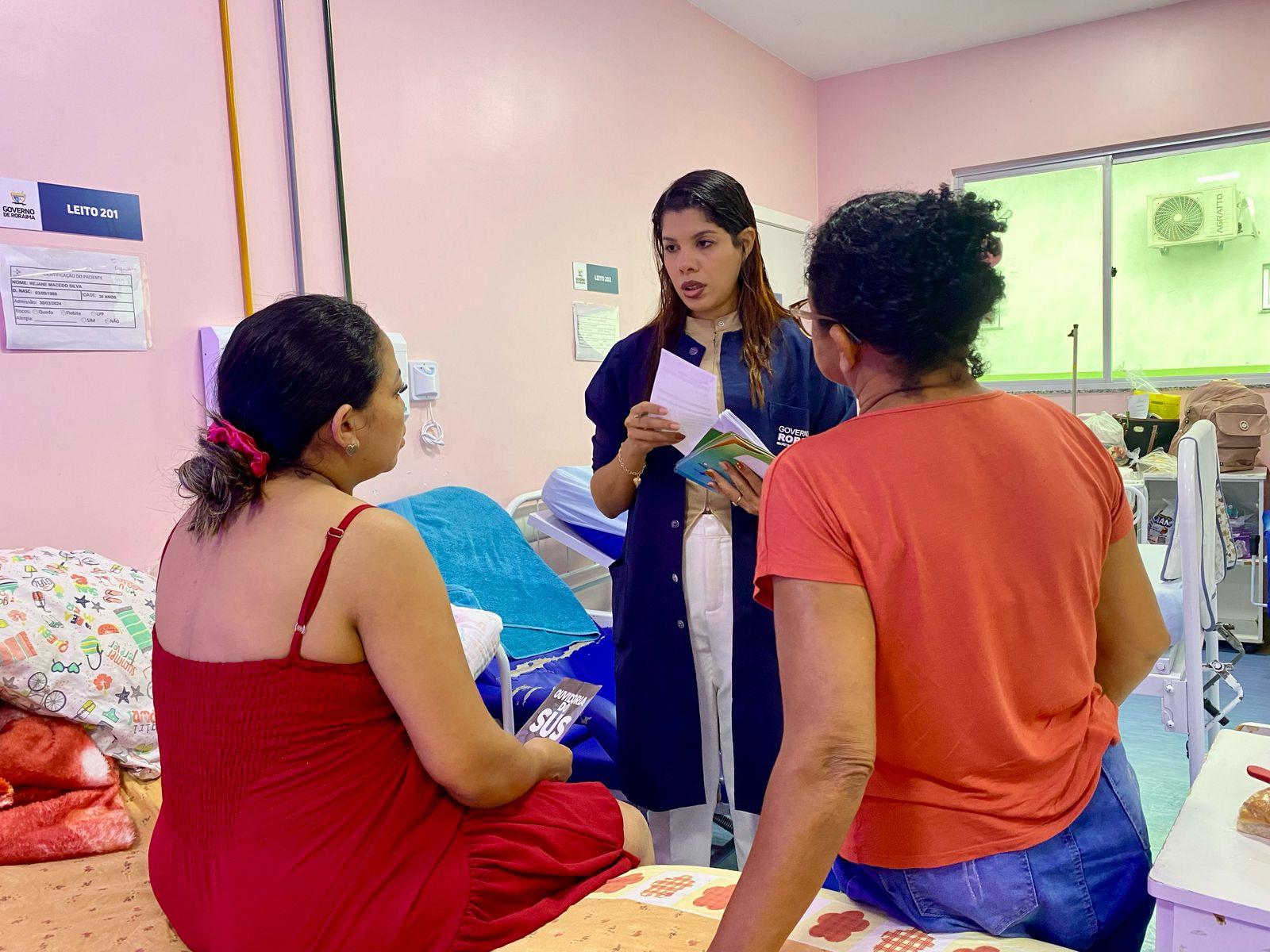Sesau realiza pesquisa de satisfação com pacientes do Hospital Materno Infantil