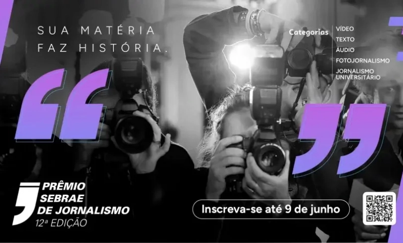 Fotos com foco no empreendedorismo podem concorrer ao Prêmio Sebrae de Jornalismo