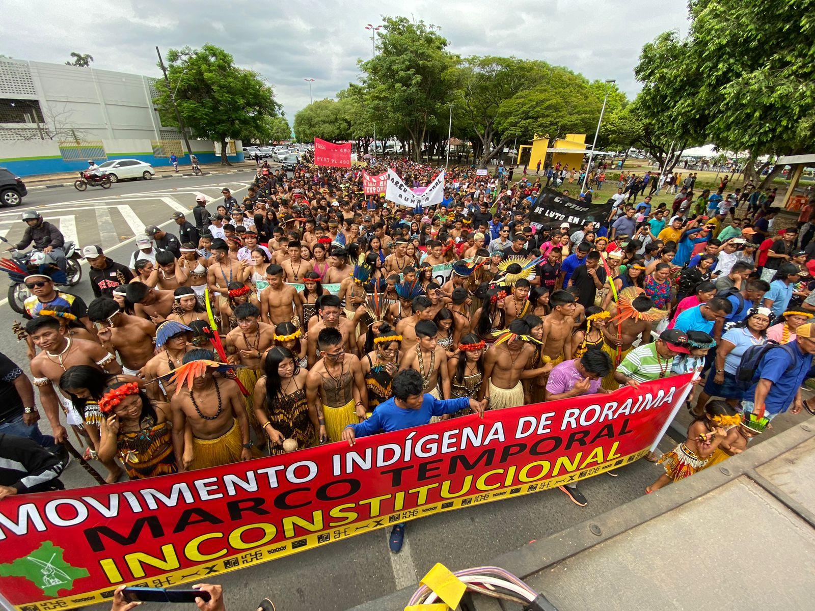 Movimento Indígena de Roraima inicia hoje o V Acampamento Terra Livre contra o Marco Temporal e por direitos