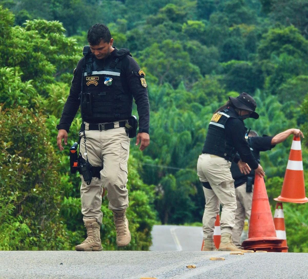 Polícia Civil realiza reconstituição simulada de crime na região do Apiaú