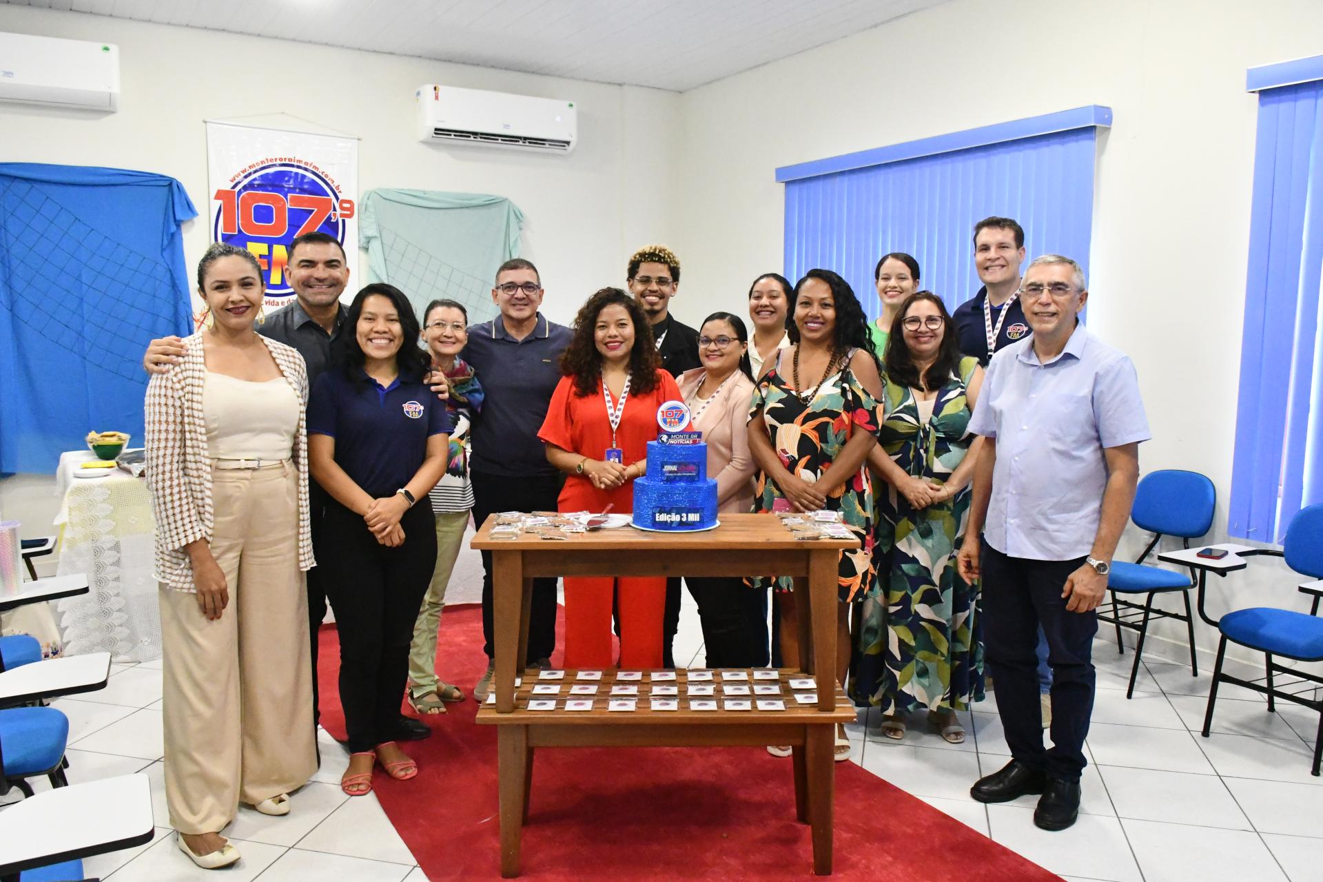Rádio Monte Roraima FM celebra 3 mil edições do seu principal jornal com homenagem à história e evolução do jornalismo local