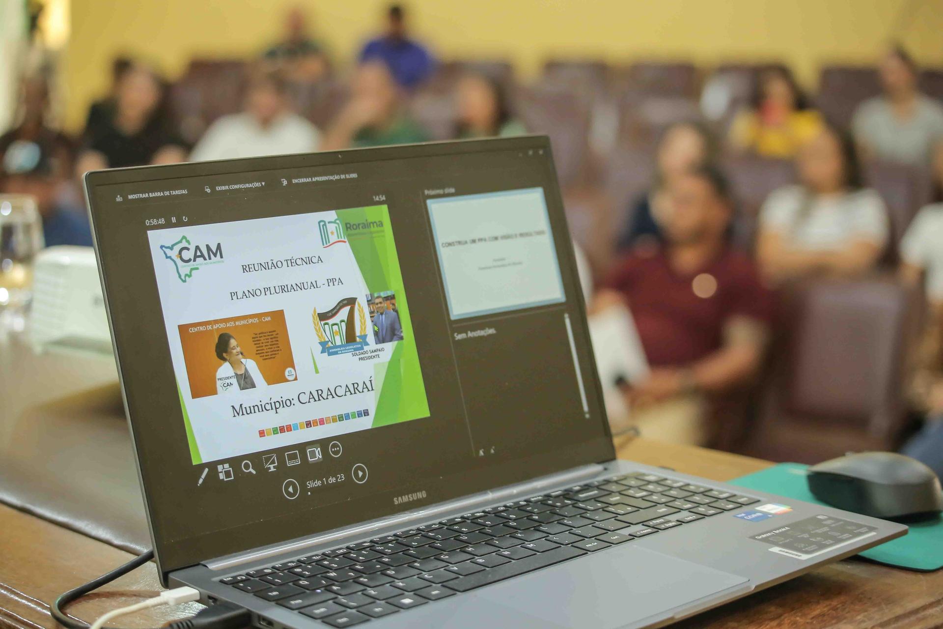 CAM auxilia Caracaraí na construção do PPA e fortalecimento da gestão pública