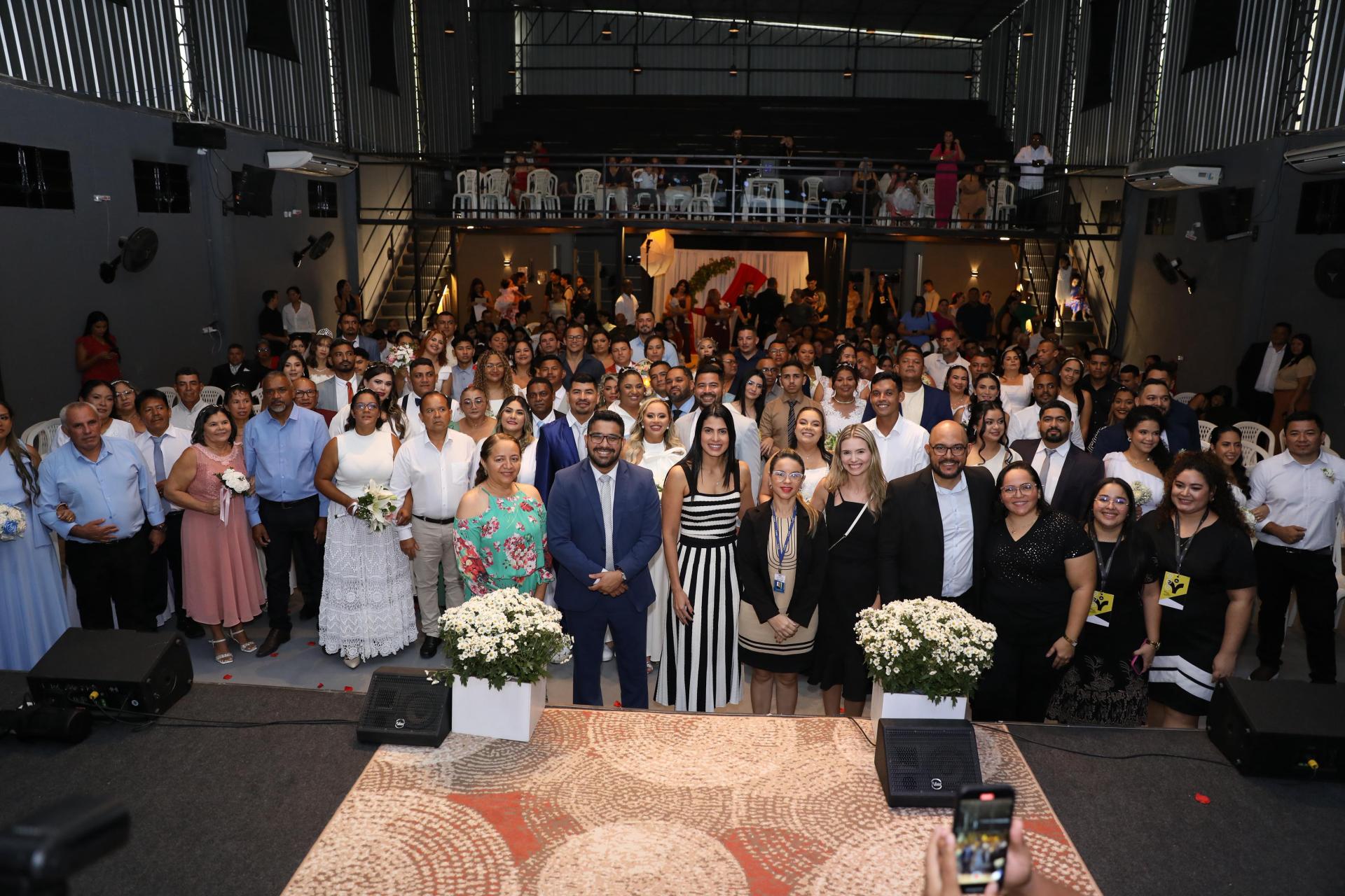 DPE-RR apoia casamento coletivo de 41 casais em Boa Vista