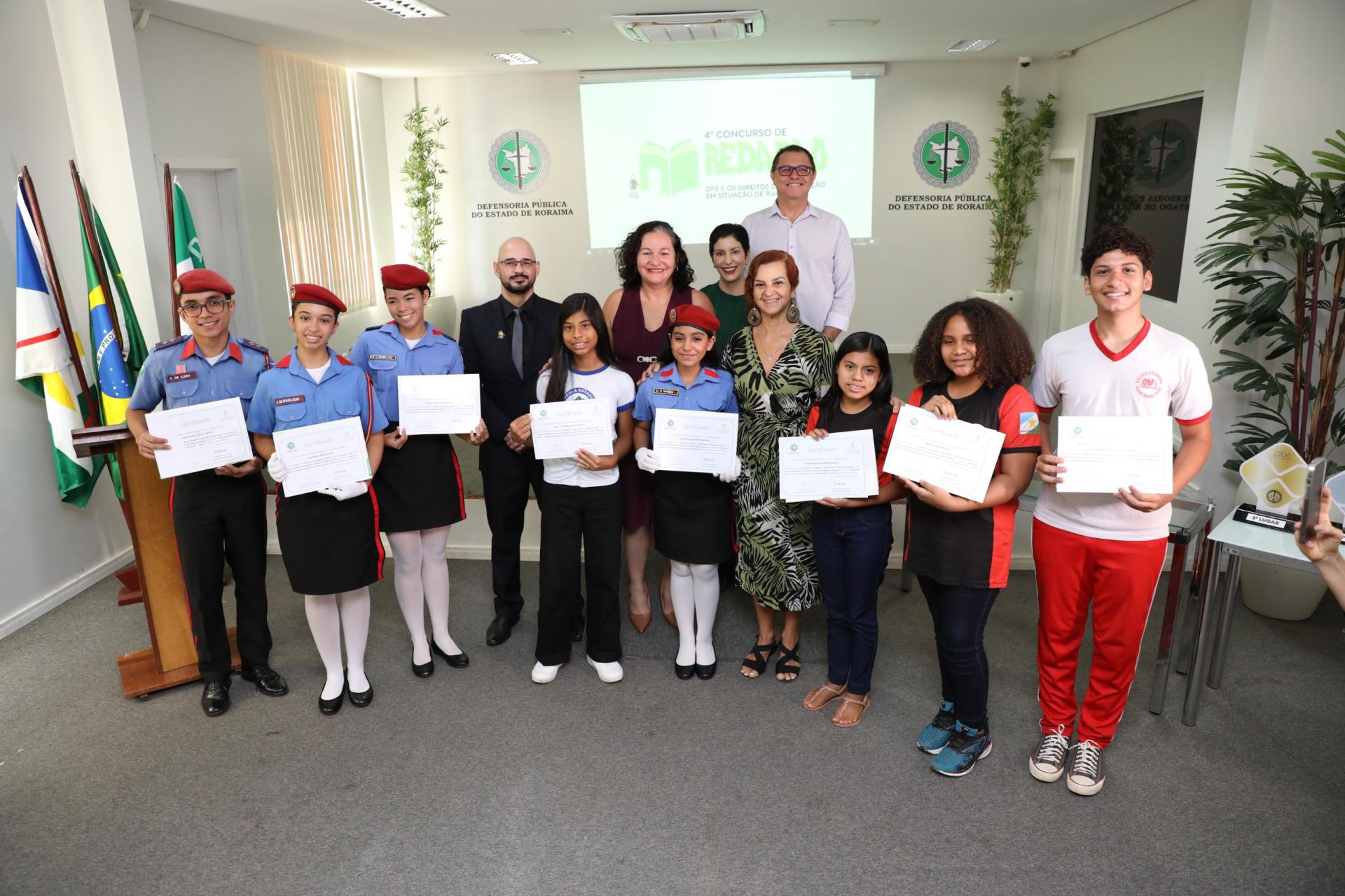Concurso de redação da DPE-RR ajuda estudantes na preparação para vestibulares