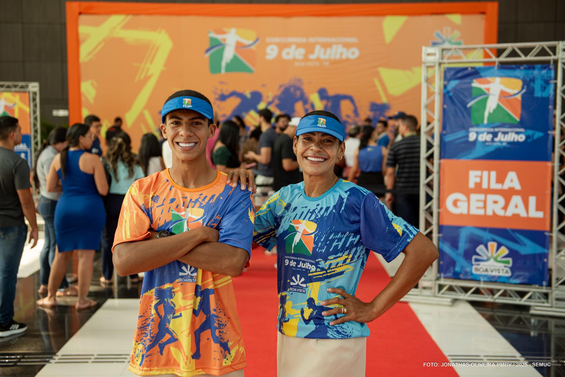 Prefeitura realiza entrega dos kits da Corrida 9 de Julho 2025