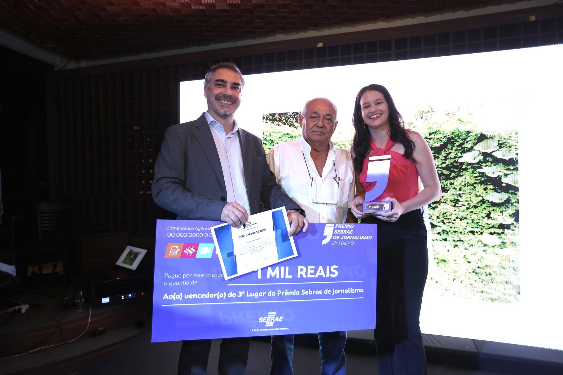 Jornalista da Rádio Monte Roraima conquista 3º lugar no Prêmio Sebrae de Jornalismo 2025