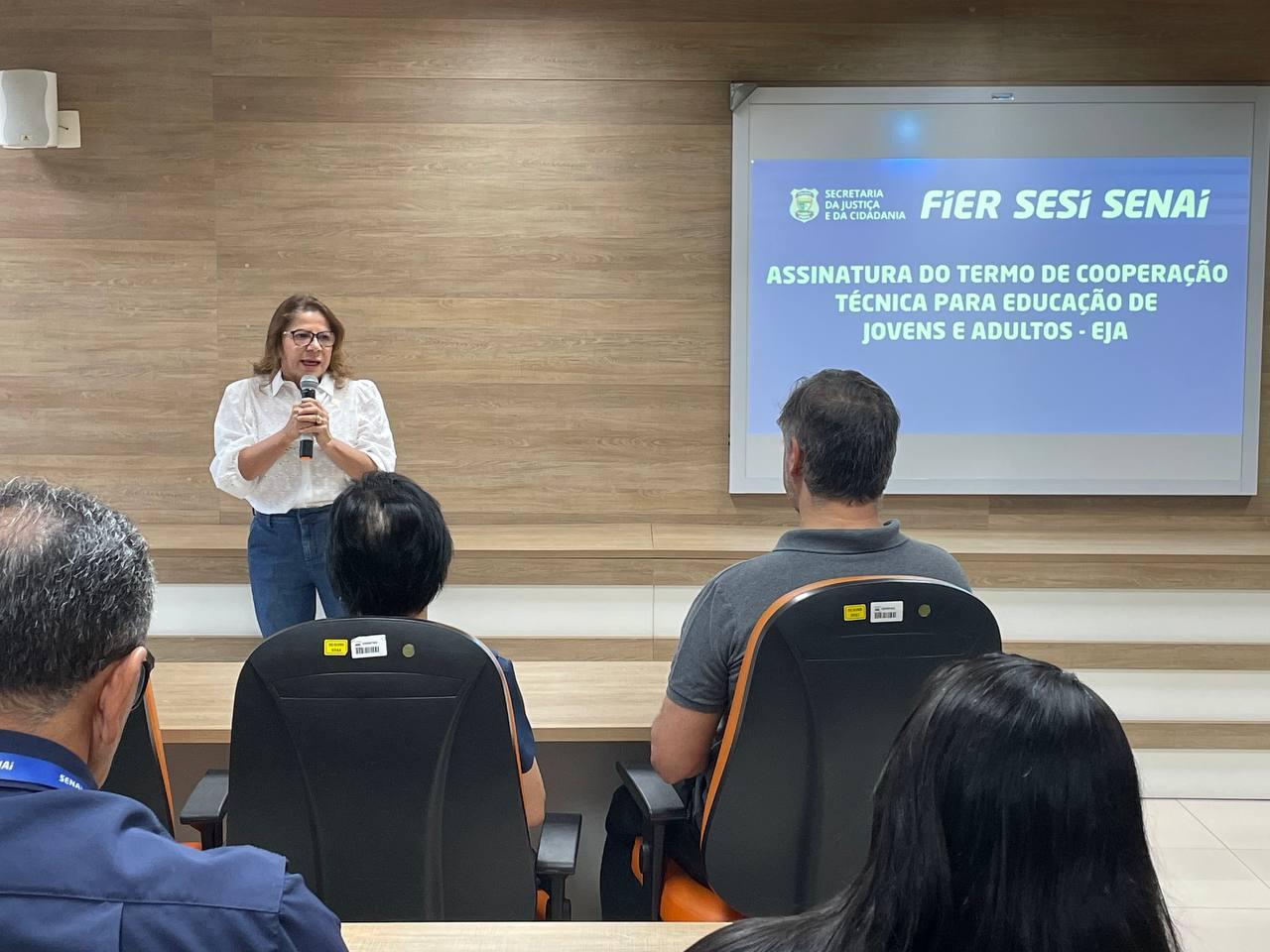 SESI-RR e SEJUC firmam parceria para educação no sistema prisional