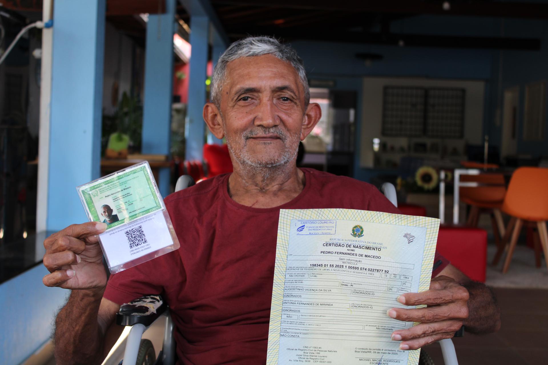 60 anos sem registro: a história de Pedro e o direito de existir