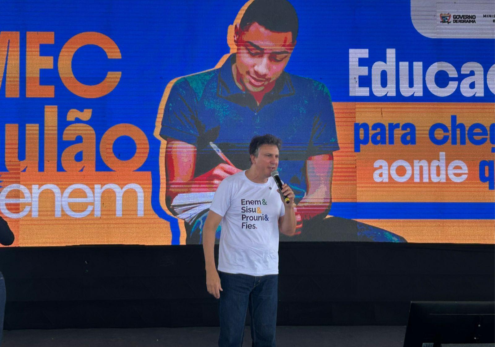 Ministro da educação realiza abertura oficial da Caranava Pé de Meia em Boa Vista