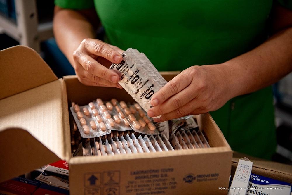 Abastecimento de medicamentos é reforçado na rede municipal de saúde de Boa Vista