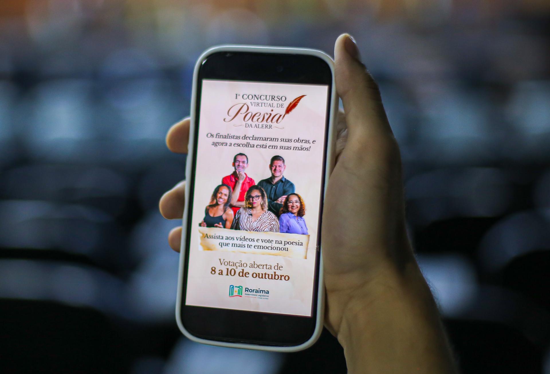 Finalistas do 1º Concurso Virtual de Poesia da ALERR entram em votação popular