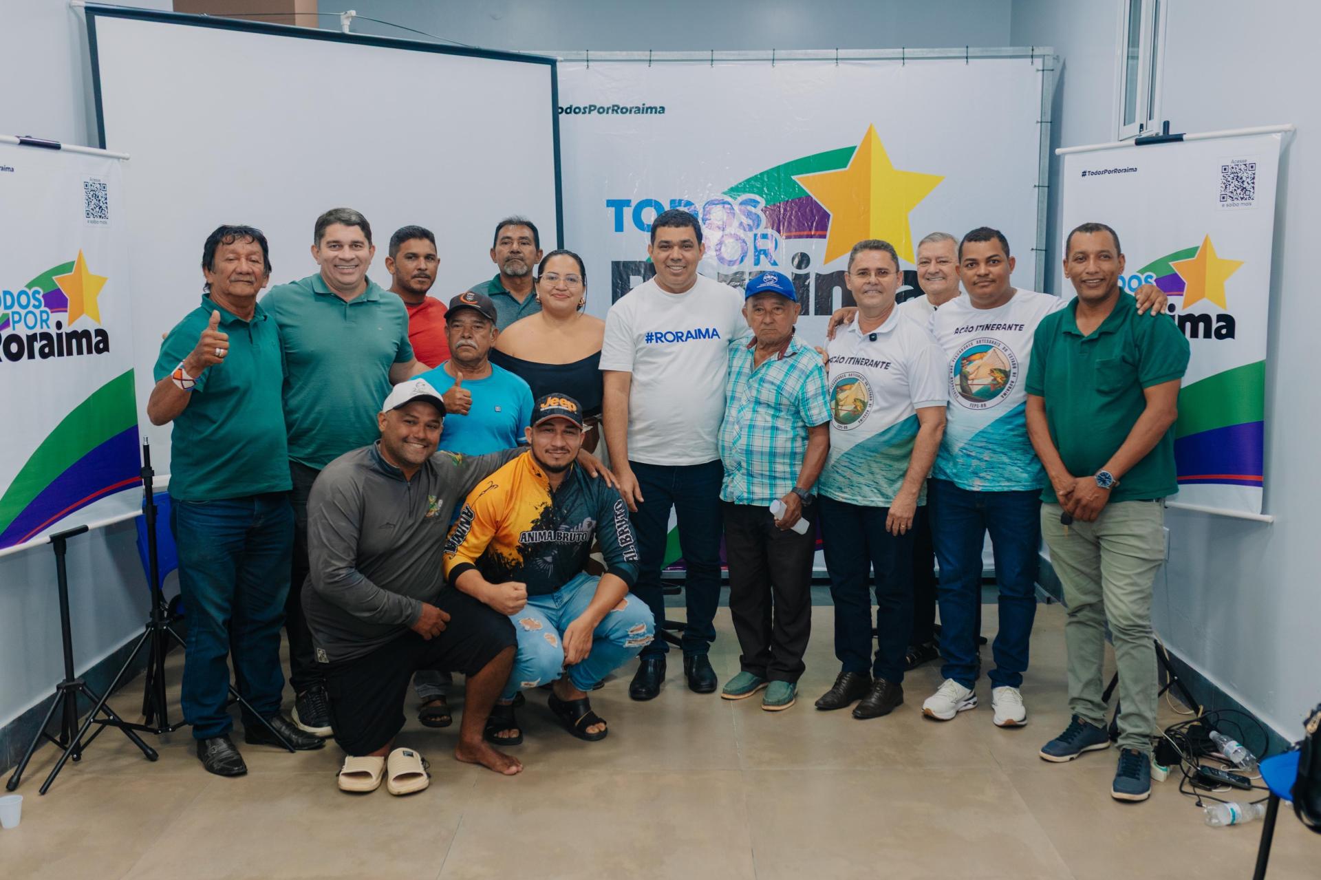 Pescadores apresentam demandas por estrutura em reunião do Todos por Roraima