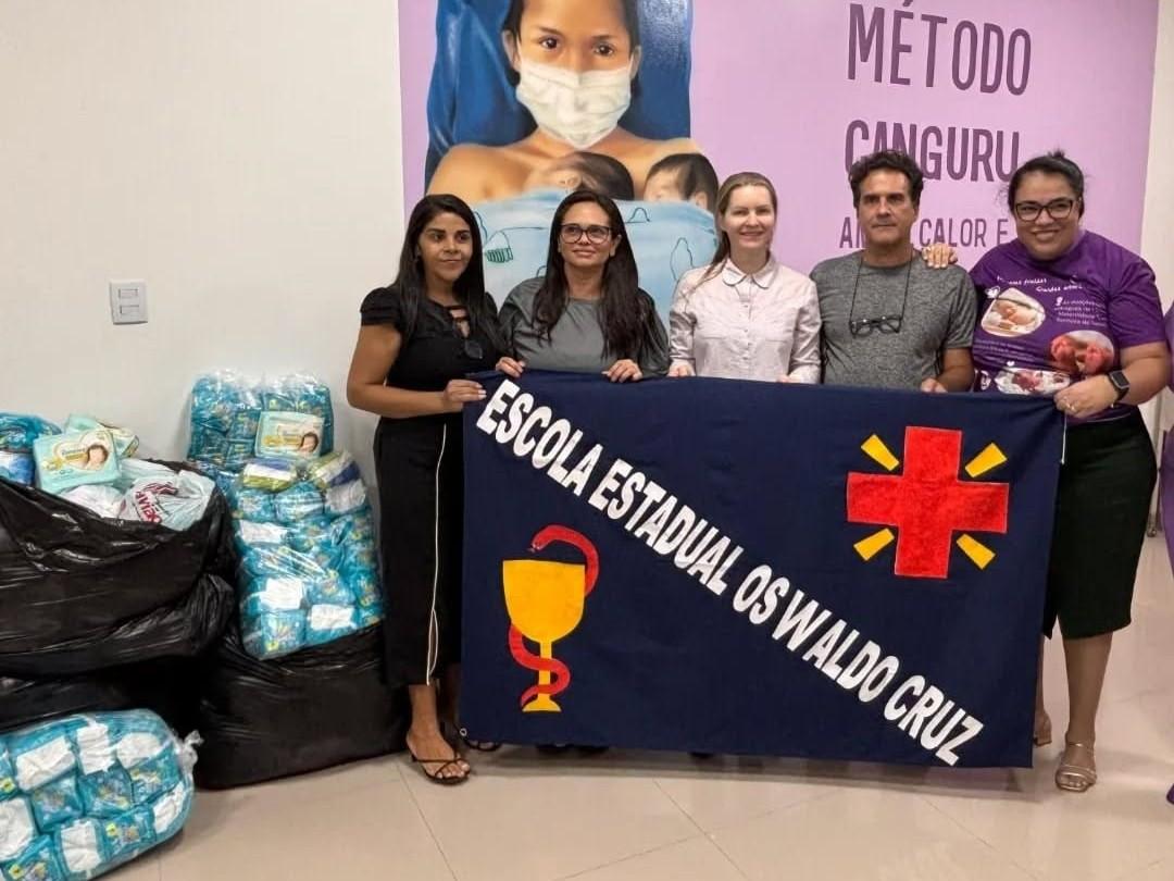 Pequenas Fraldas, Grandes Amores: Escola arrecada fraudas para bebês prematuros em RR