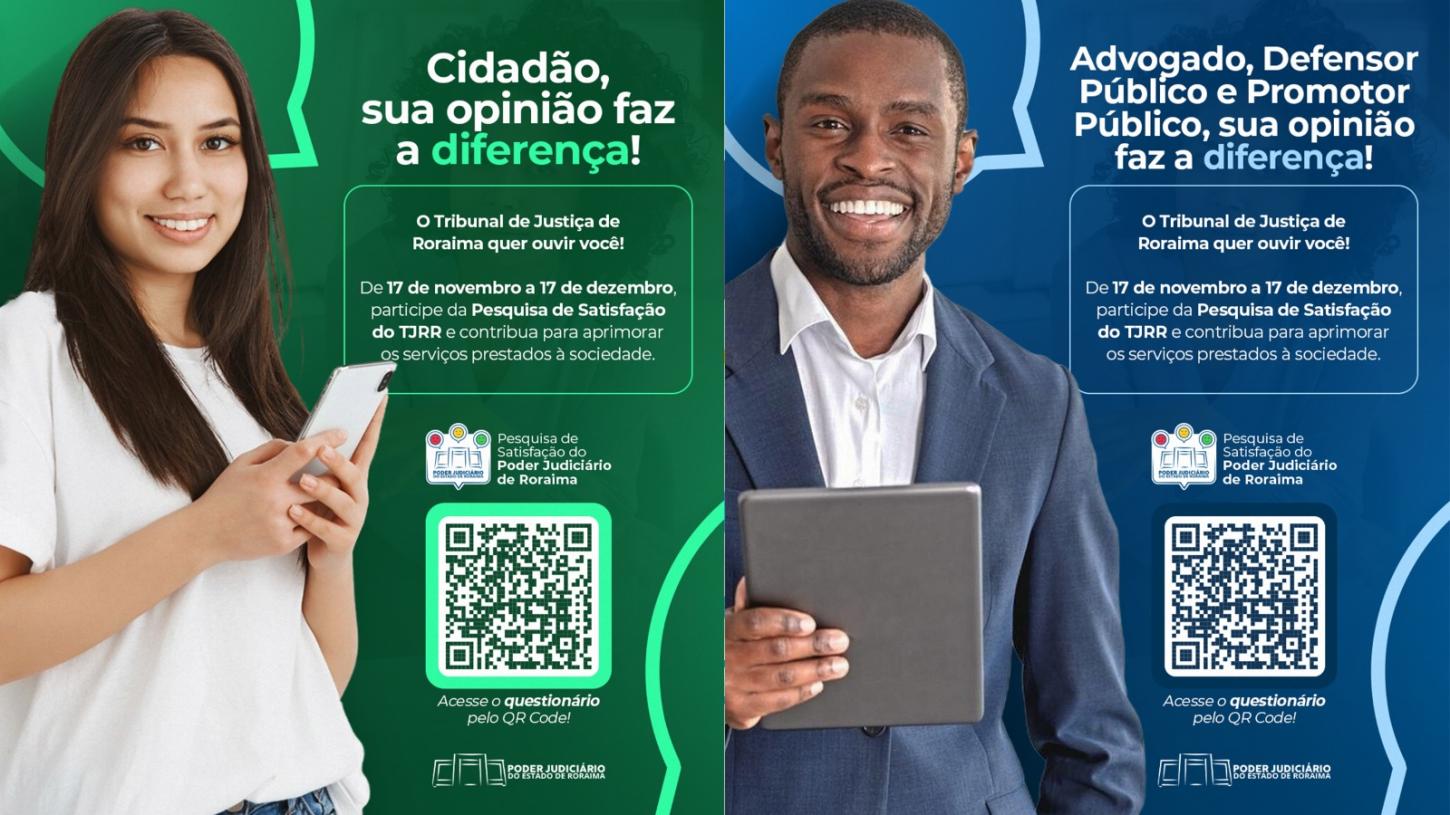 TJRR abre pesquisa para ouvir a população sobre a qualidade dos serviços judiciais