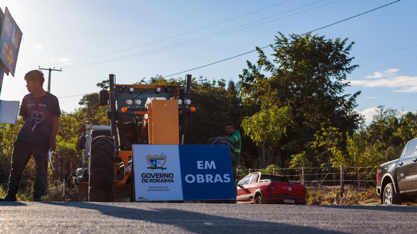 Governo de Roraima autoriza pavimentação asfáltica no bairro Cantazinho