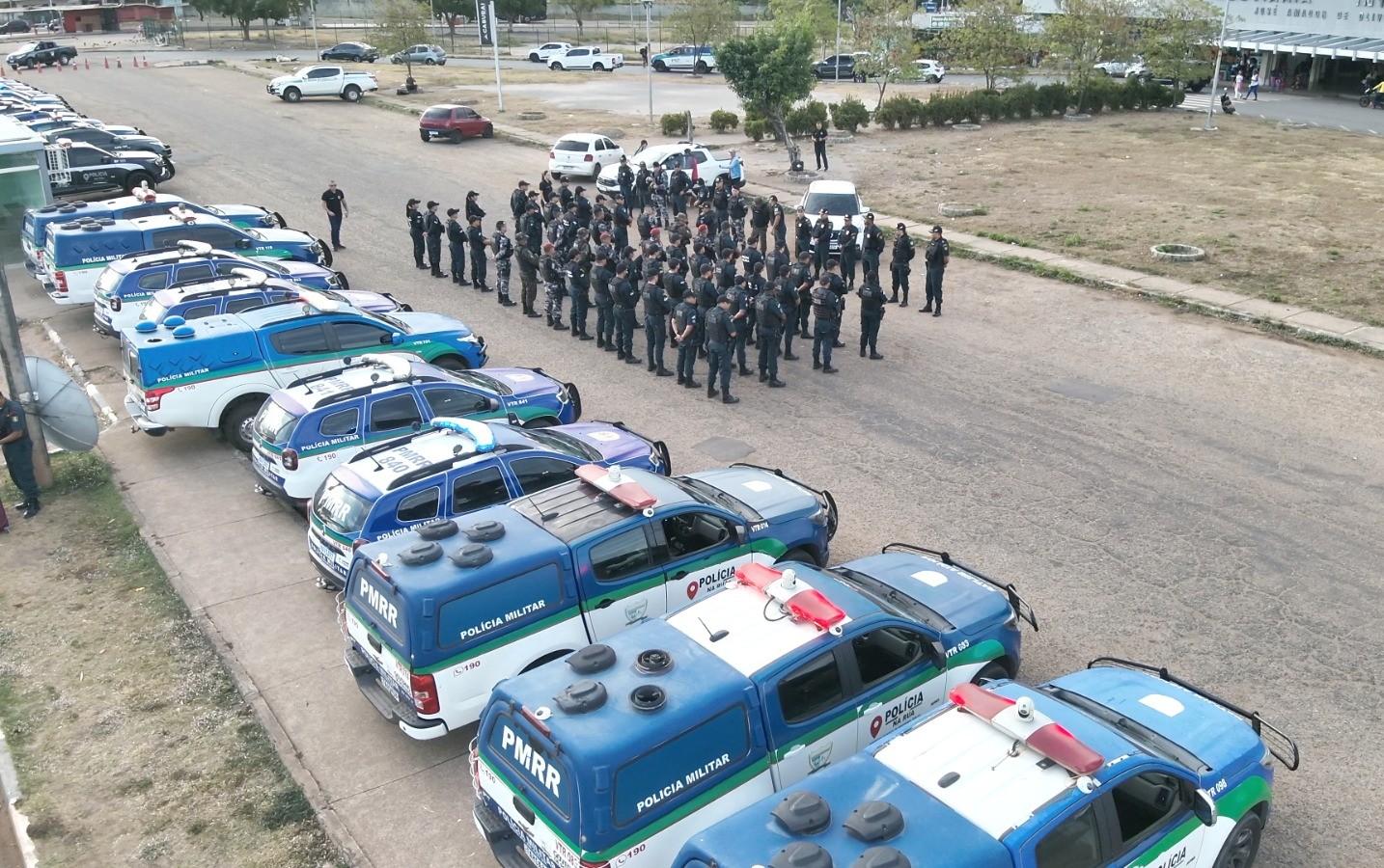 PMRR participa de operação nacional para reforçar o patrulhamento em Roraima