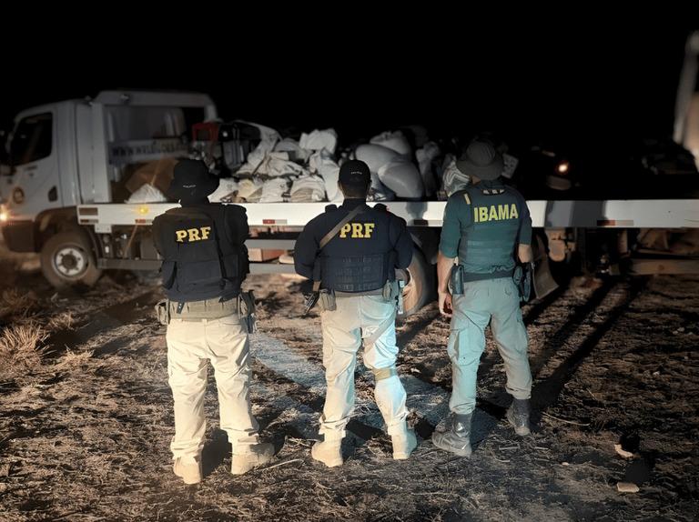 Ação conjunta da PRF e do Ibama apreende maquinário de garimpo ilegal