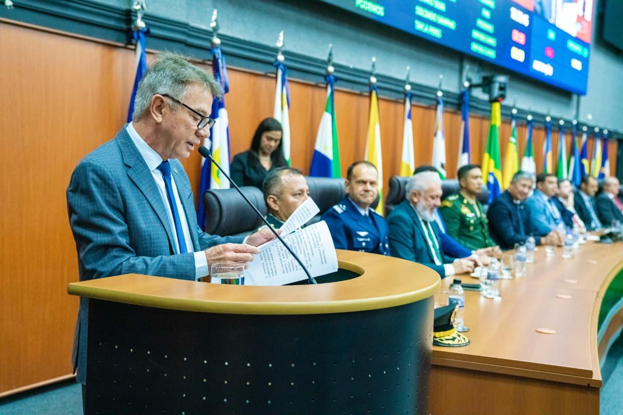 Em mensagem à Assembleia, Governador defende união entre Poderes e crescimento sustentável