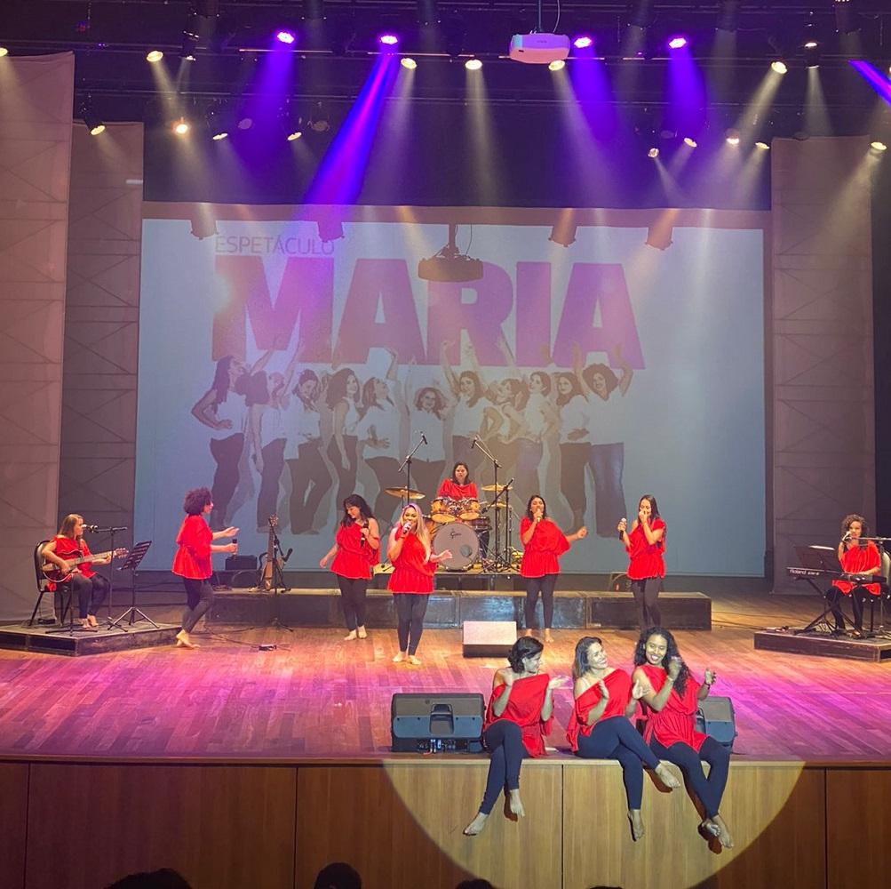 Espetáculo “Maria” homenageia as mulheres em apresentação no Teatro Jaber Xaud