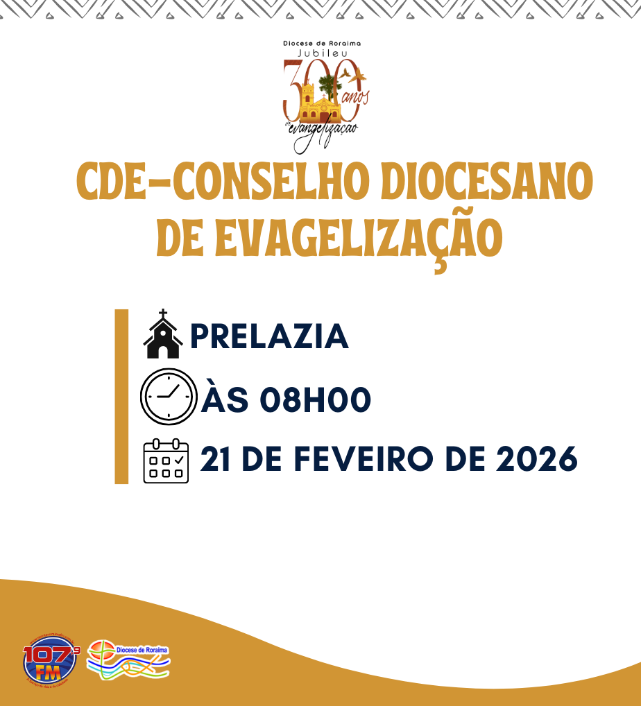 Reunião Ordinária do Conselho Diocesano de Evangelização (CDE).