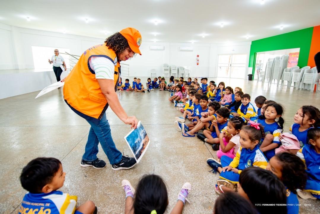Ação em escolas promove consciência ambiental e prevenção às queimadas em Boa Vista
