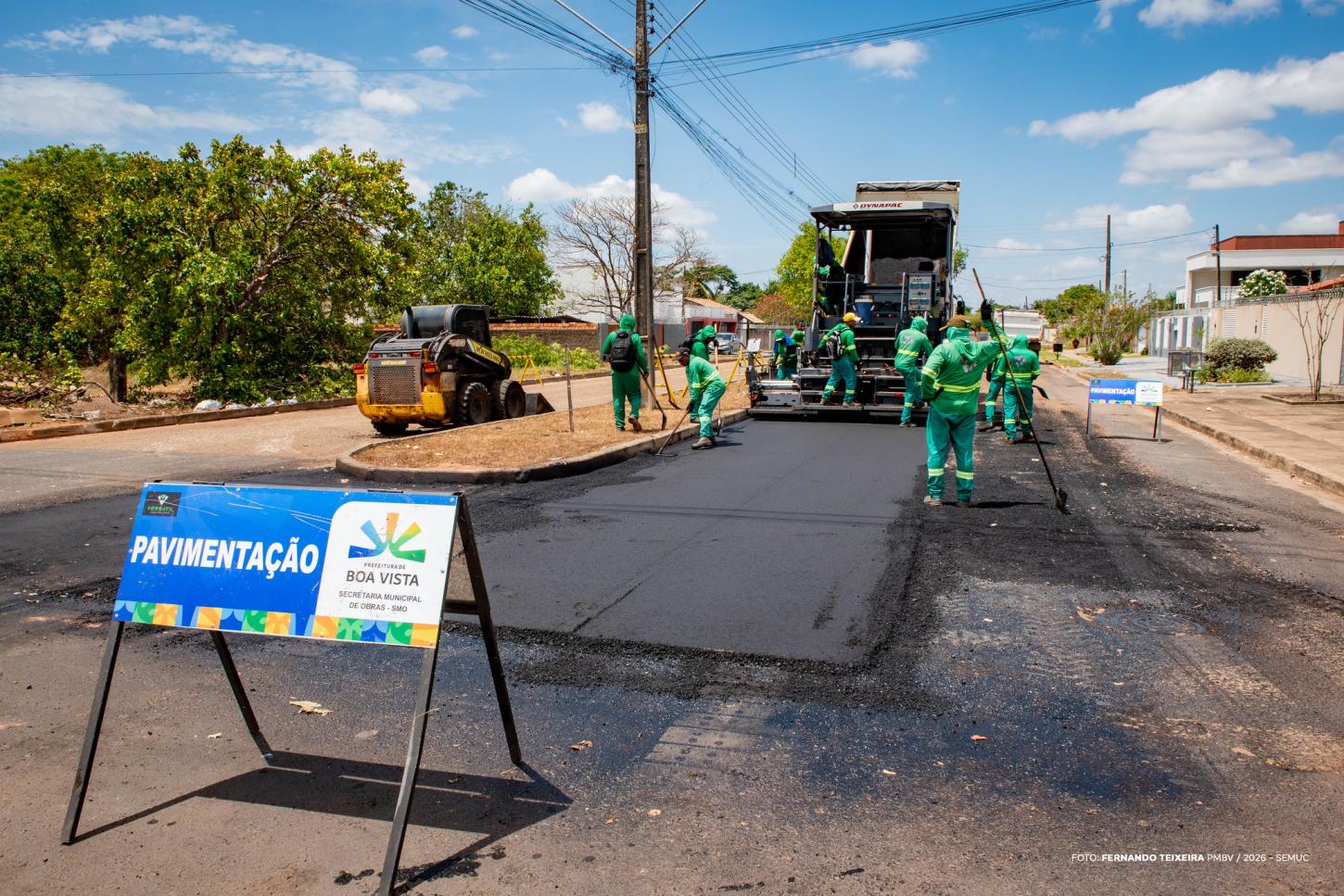 Caçari recebe obras de recapeamento e ganha mais de 4 km de novo asfalto