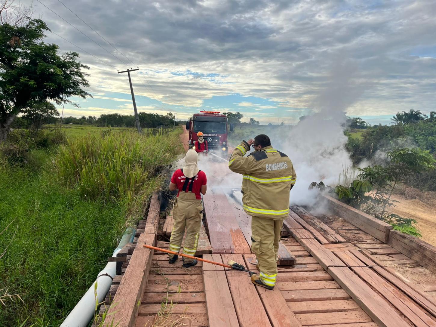 Caer realiza manutenção em adutora após incêndio afetar abastecimento em Rorainópolis