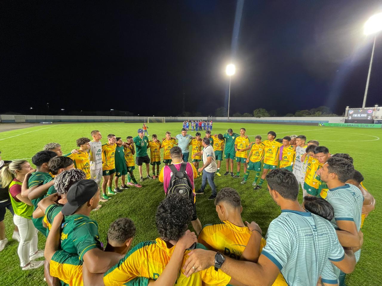 Copa do Brasil Sub-17: Monte Roraima passa sufoco mas vence o Vilhena em casa e avança para próxima fase