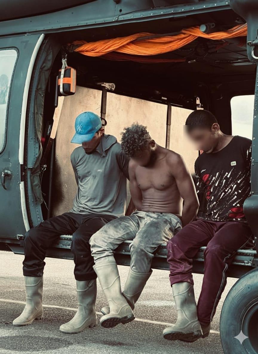 Militares prendem três homens por garimpo ilegal em Terras Yanomami, na região conhecida como 