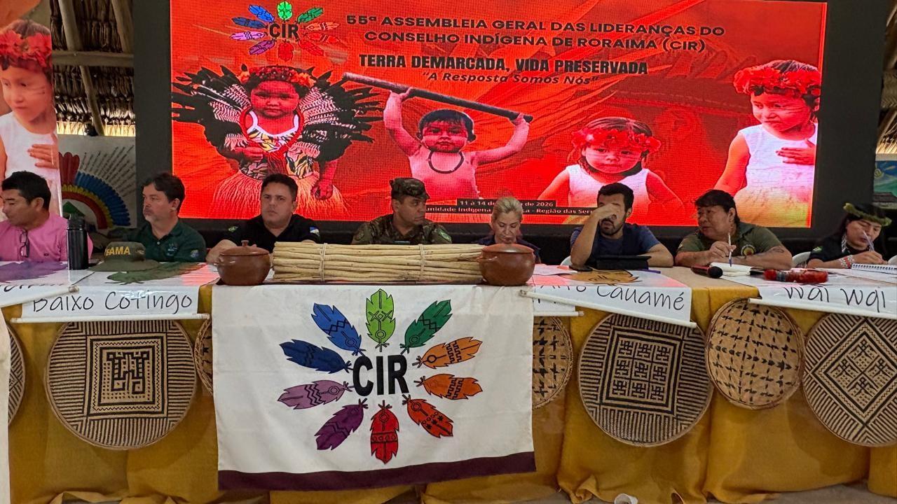 Pela primeira vez, Polícia Civil participa da Assembleia Geral dos Povos Indígenas em Roraima