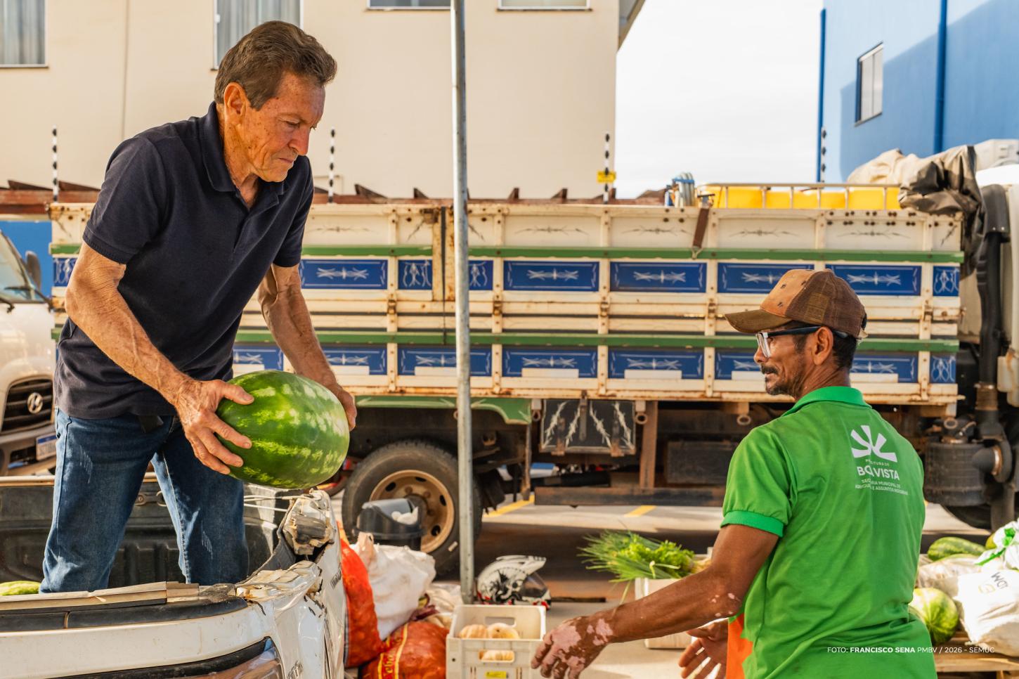 Agricultores de Boa Vista entregam alimentos ao PAA e garantem segurança alimentar
