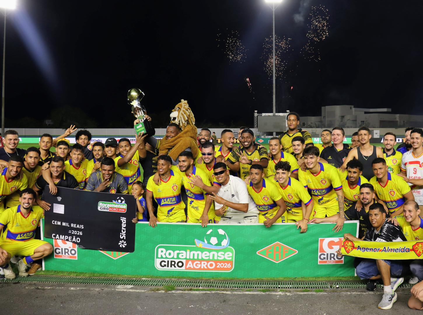 Campeonato Roraimense 2026: Grêmio Atlético Sampaio é Tricampeão Estadual!