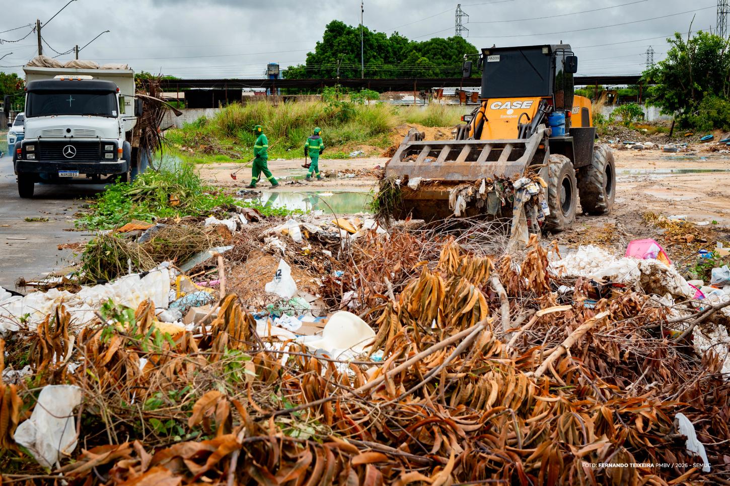 Descarte irregular de lixo agrava alagamentos no período chuvoso em Boa Vista