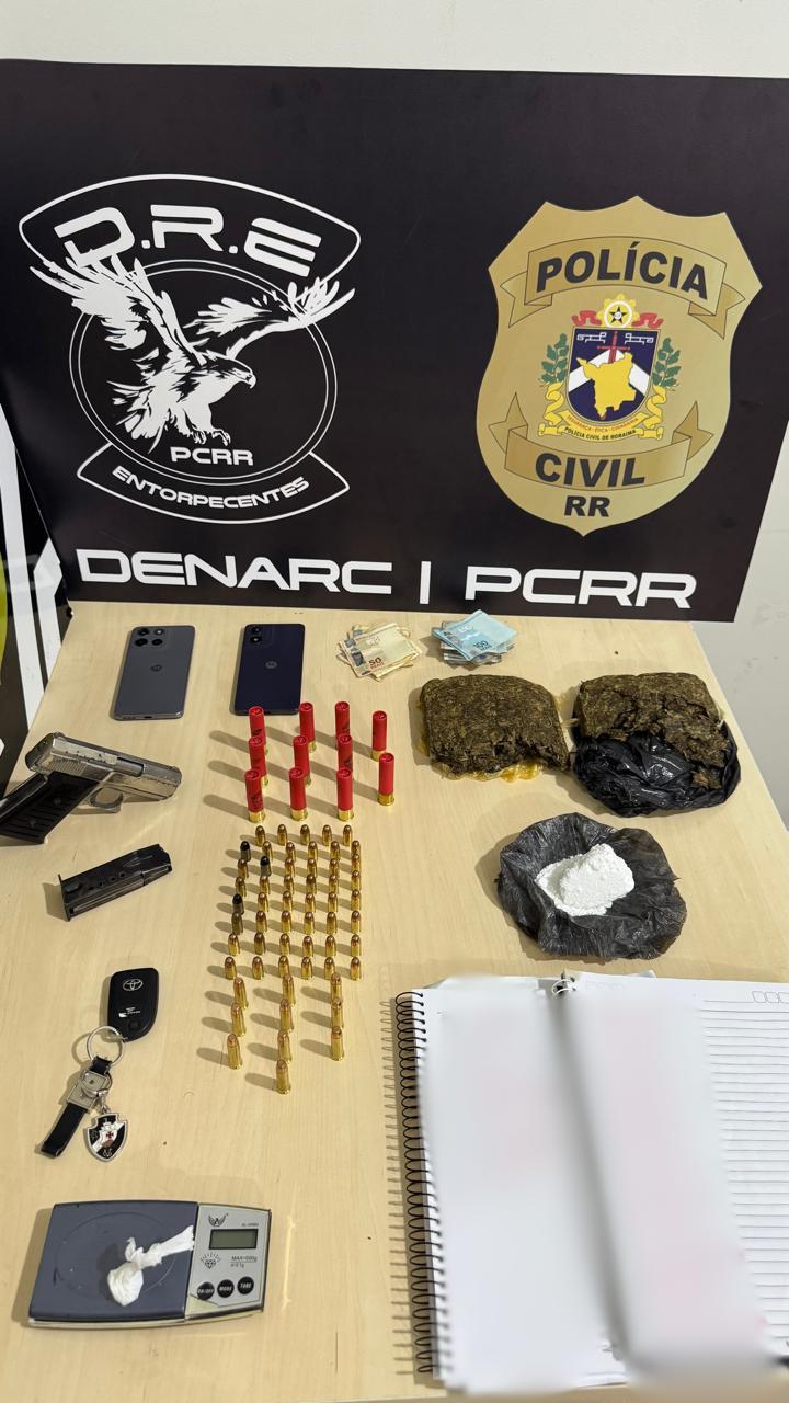 Homem é preso por distribuir drogas via “delivery” em Boa Vista