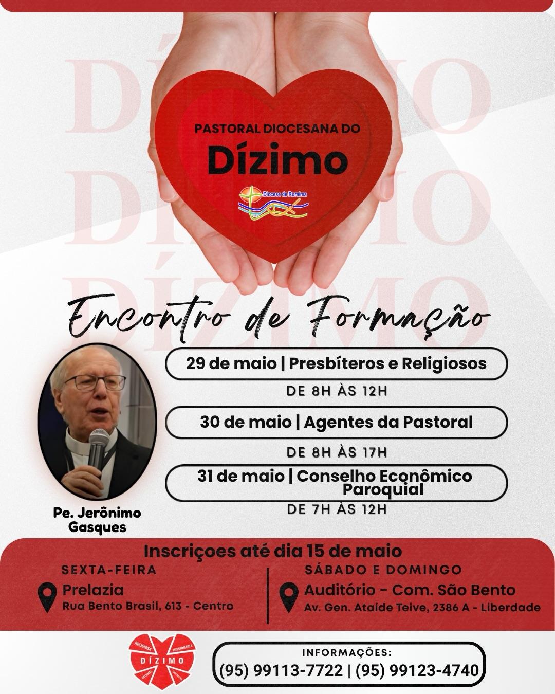 Encontro Diocesano de Formação sobre o Dízimo 2026