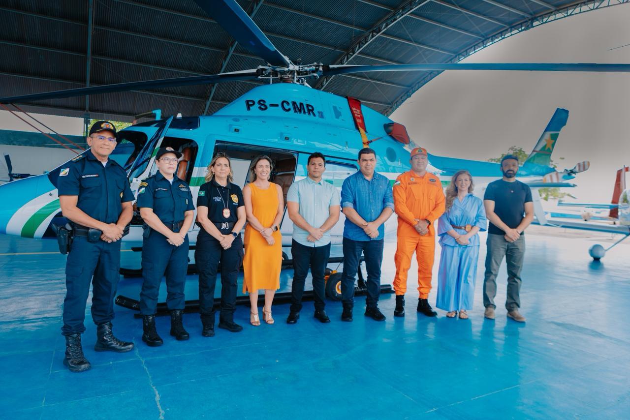 GOVERNO DE RORAIMA DESTINA HELICÓPTERO PARA REFORÇAR SAÚDE E SEGURANÇA EM RORAIMA