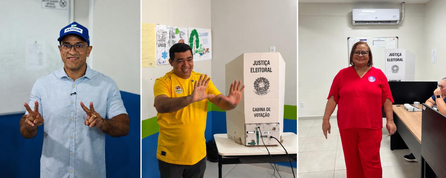Candidatos ao Governo de Roraima vão às urnas e acompanham os primeiros movimentos da Eleição Suplementar