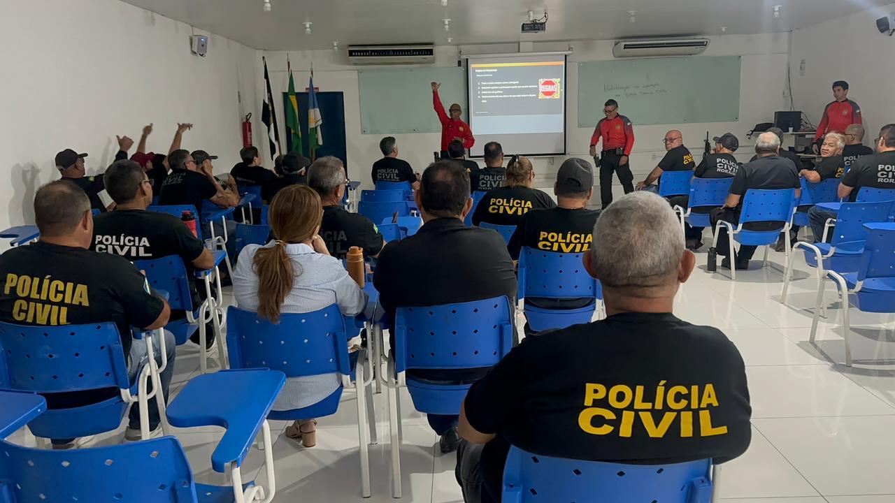 Polícia Civil inicia treinamento anual de tiro para 207 policiais civis em Roraima