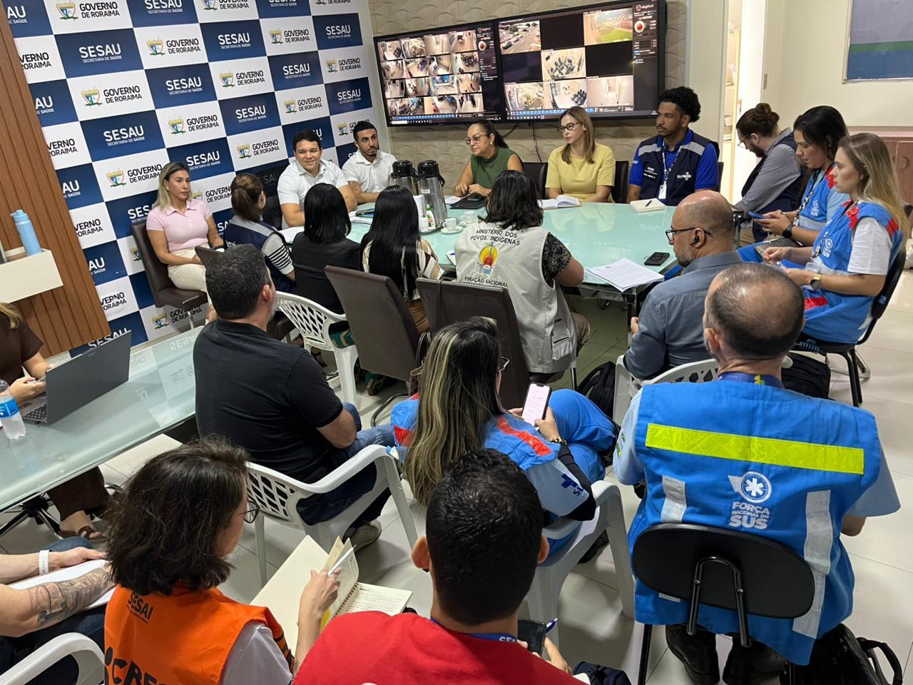 Sesau reforça preparação para o período chuvoso com reunião de alinhamento entre órgãos estaduais e federais