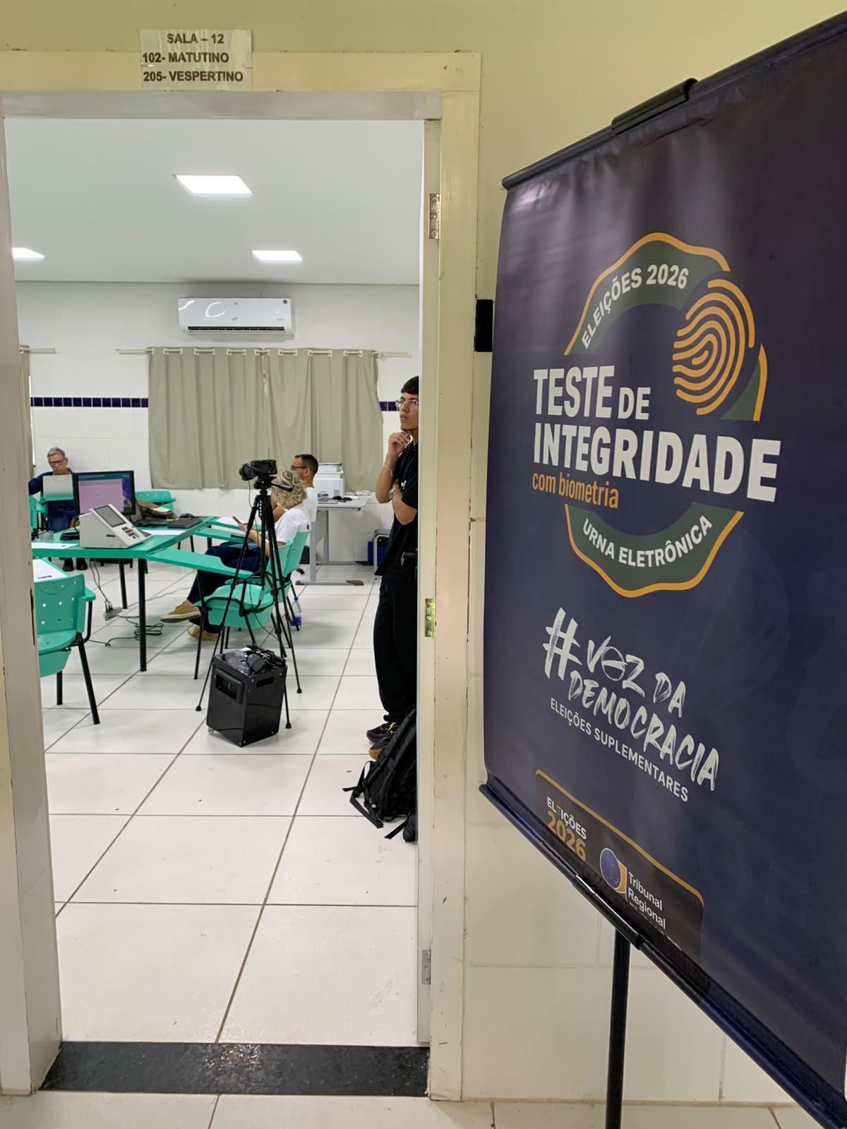 Teste de integridade reforça segurança das urnas durante a Eleição Suplementar em Roraima