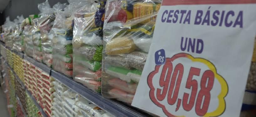 Boa Vista lidera alta no preço da cesta básica entre as capitais em junho.