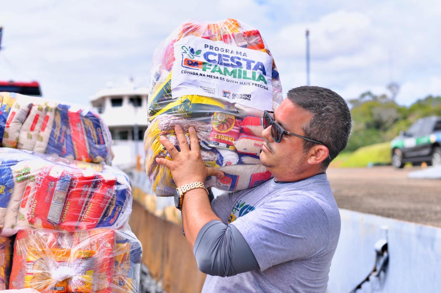 Entrega domiciliar do Programa Cesta da Família começa nesta segunda-feira (13)