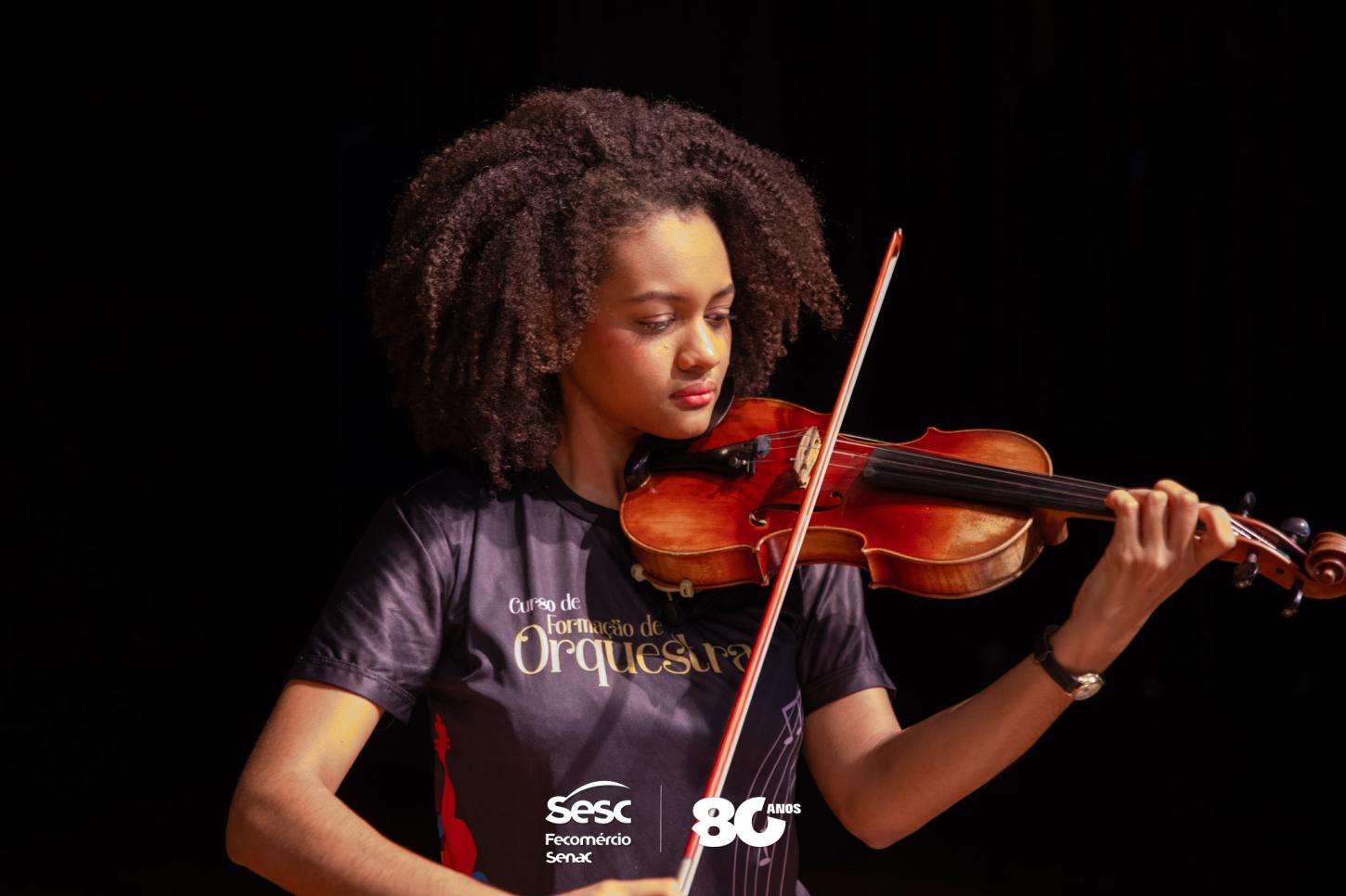 Violinista roraimense do Sesc RR é selecionada para representar o Brasil em orquestra internacional na Colômbia