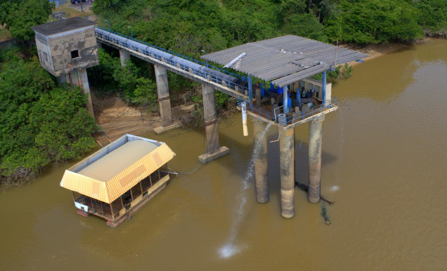 Caer prepara ações para garantir abastecimento de água em Boa Vista diante da redução do nível do Rio Branco