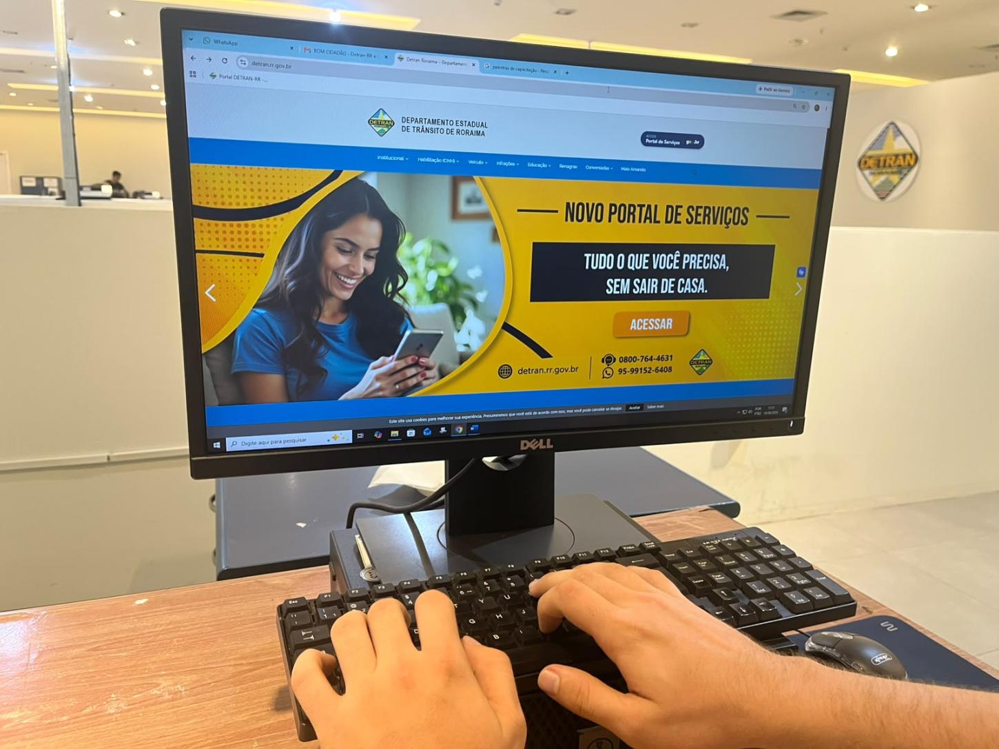 Detran-RR lança novo portal com mais de 40 serviços disponíveis on-line