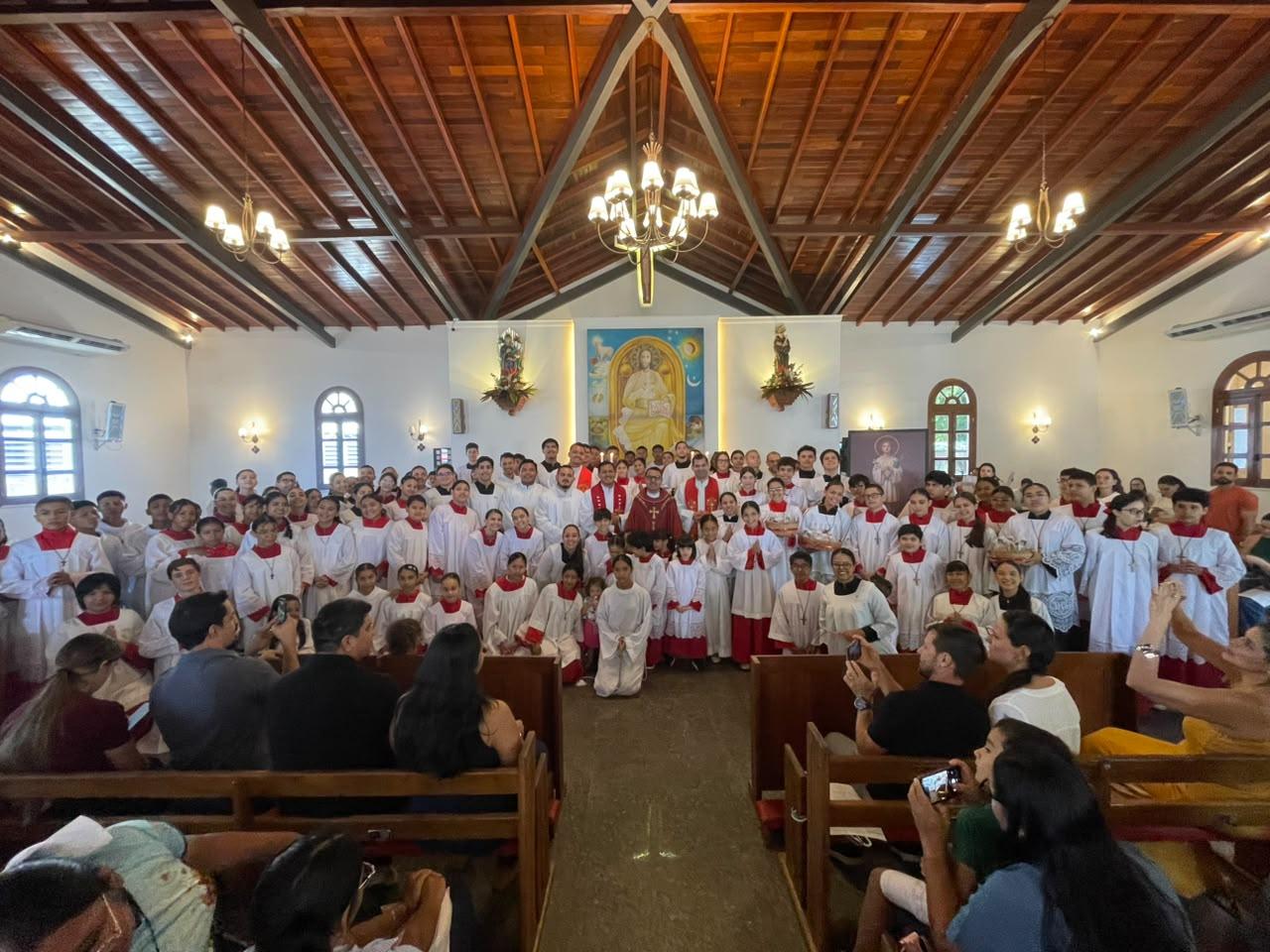Diocese de Roraima celebra Missa em honra a São Tarcísio, padroeiro dos coroinhas