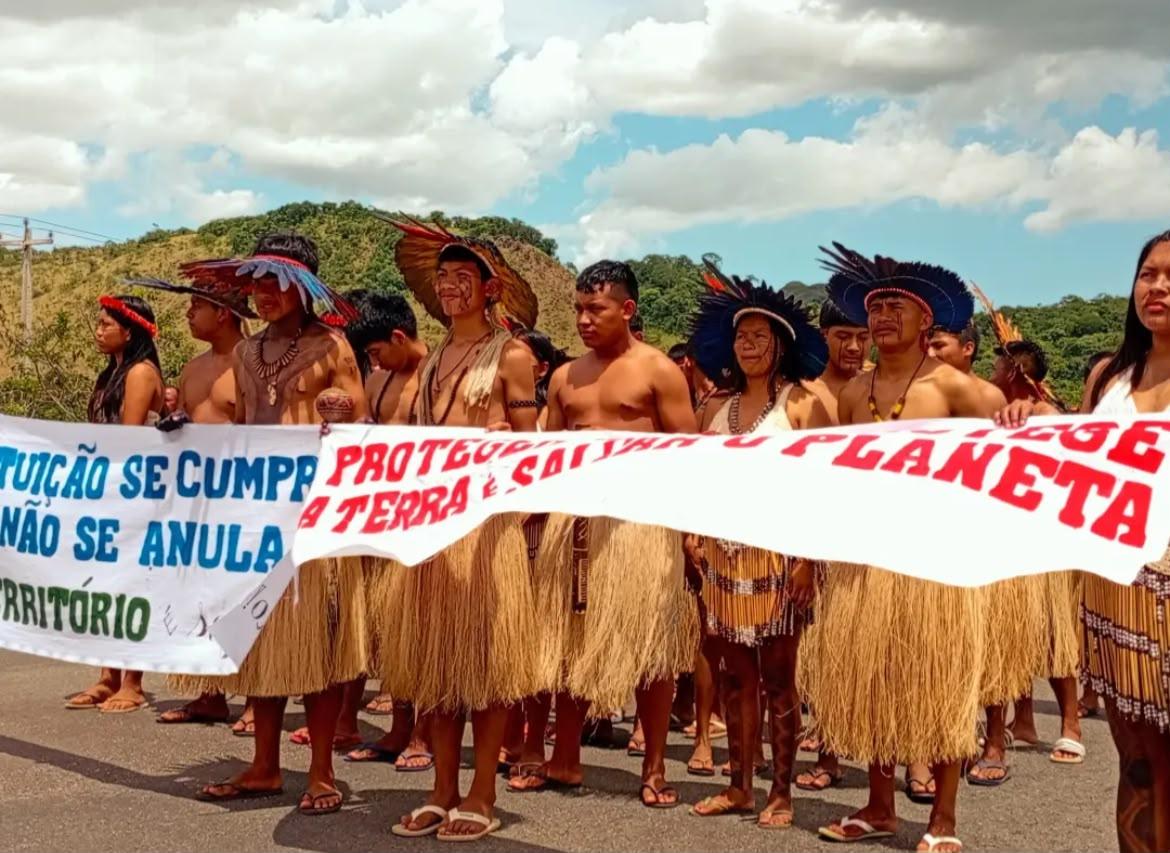 Juventude indígena participa de mobilização em defesa dos territórios tradicionais
