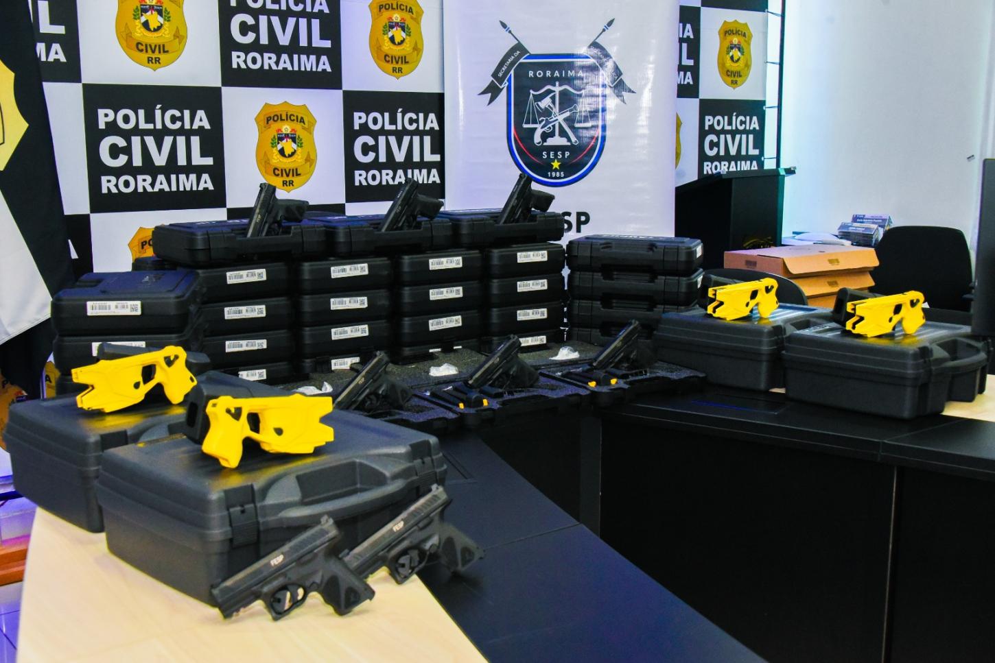 Polícia Civil recebe armamento e equipamentos para reforçar investigações