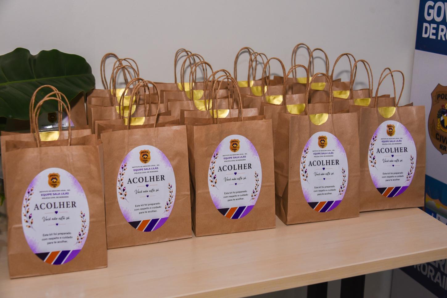 Projeto Acolher oferece kits de higiene a vítimas atendidas na Sala Lilás do IML